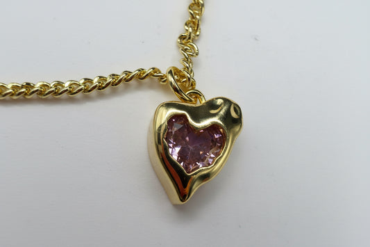 Forged Heart Necklace