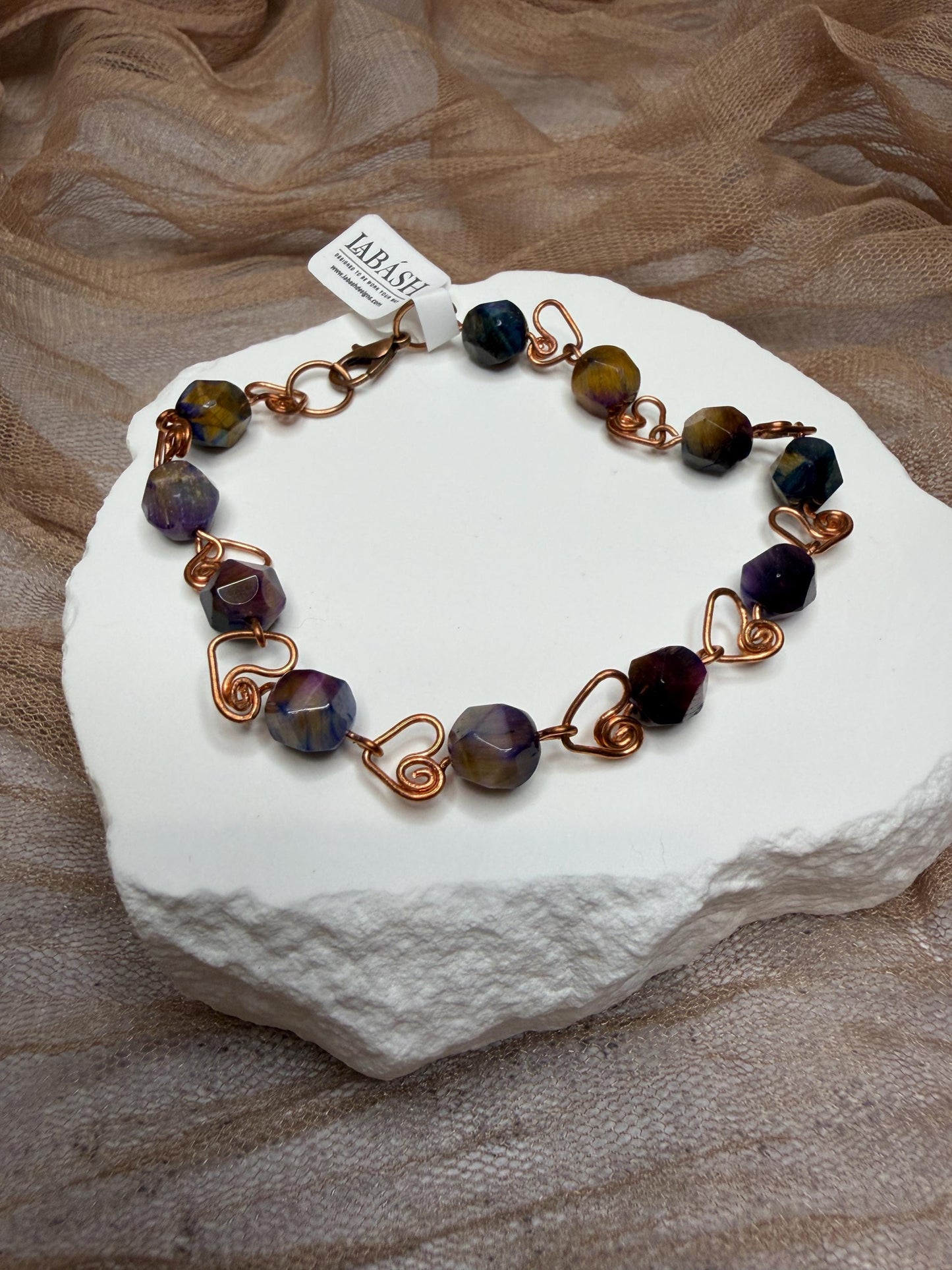 Linked Heart Bracelet
