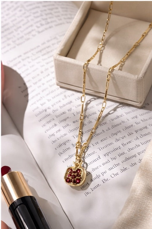 Pomegranate Pendant Necklace