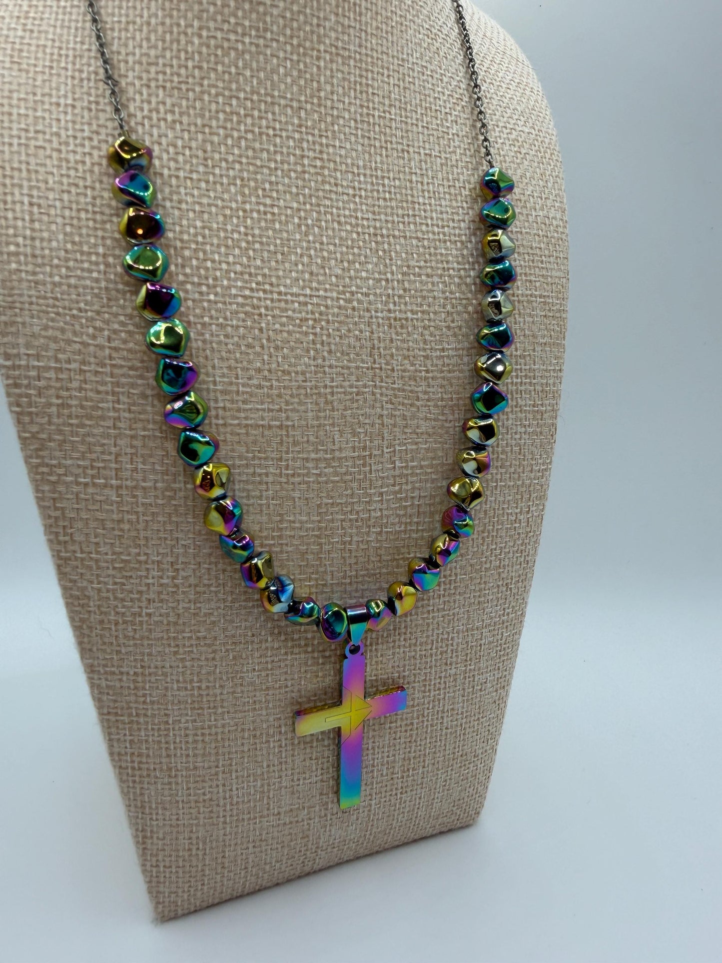 Faith in Color Cross Necklace