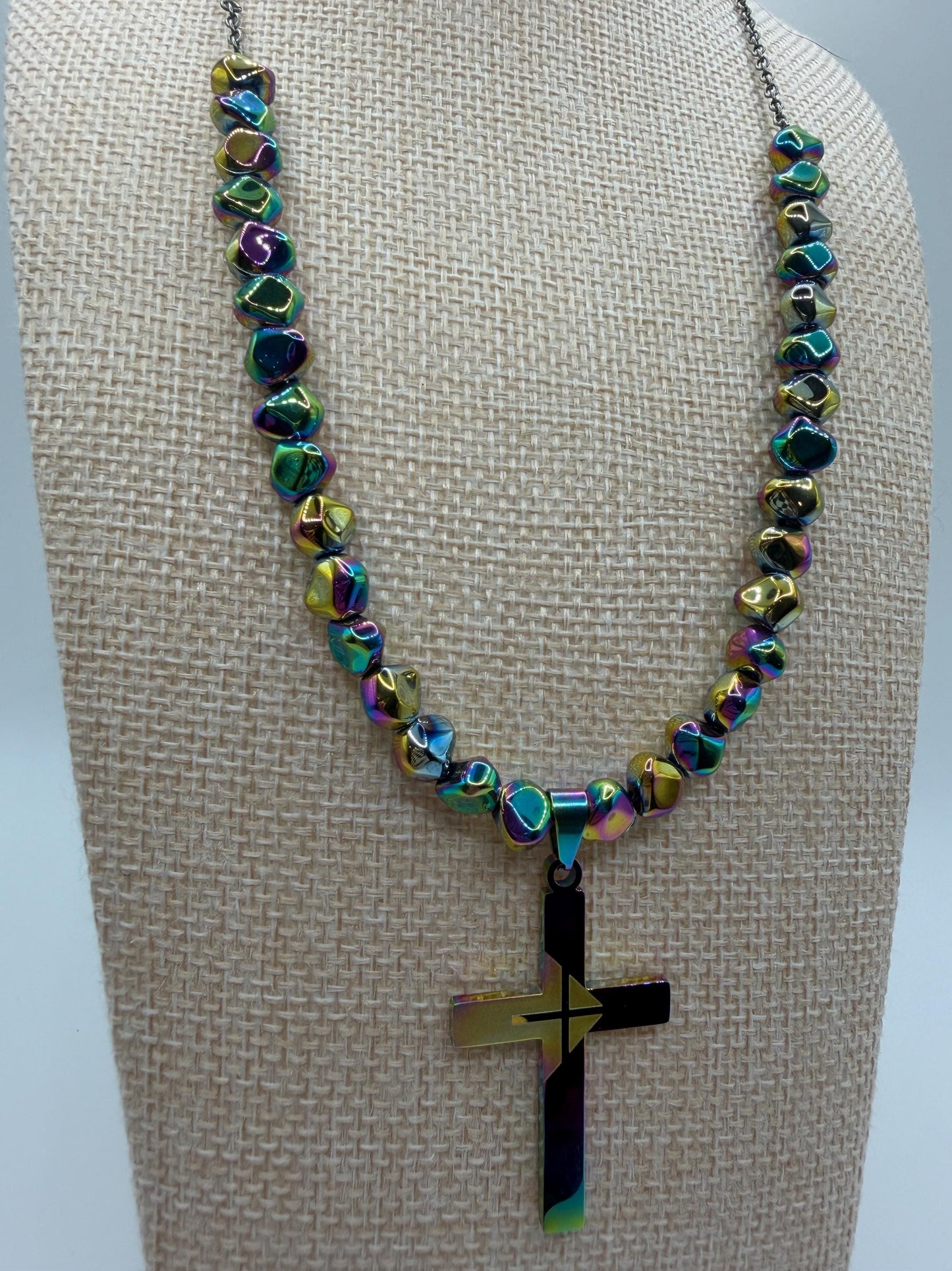 Faith in Color Cross Necklace