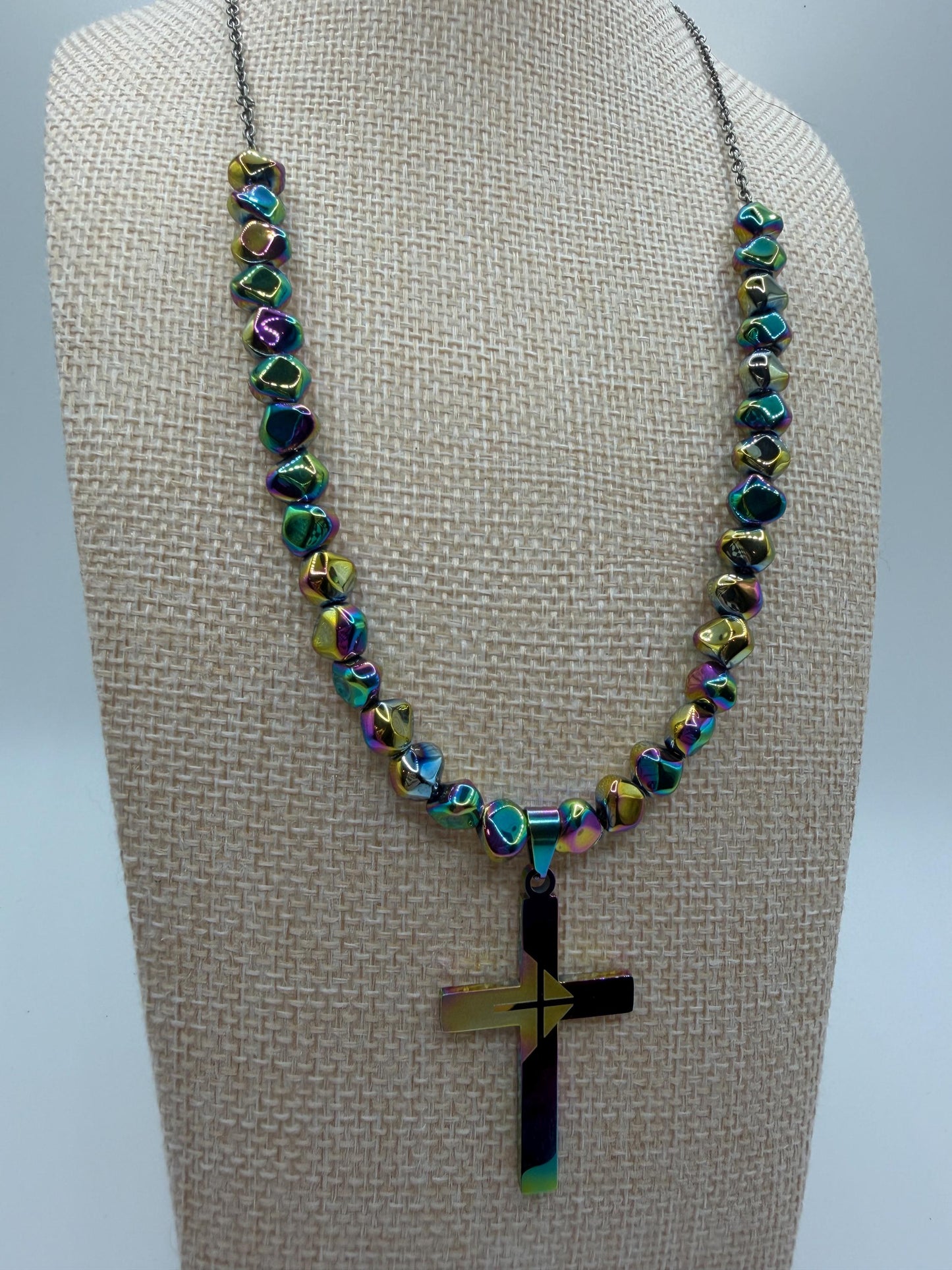 Faith in Color Cross Necklace