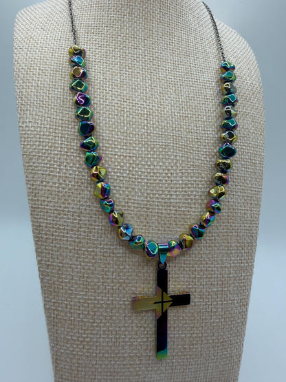 Faith in Color Cross Necklace