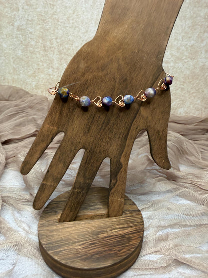 Linked Heart Bracelet