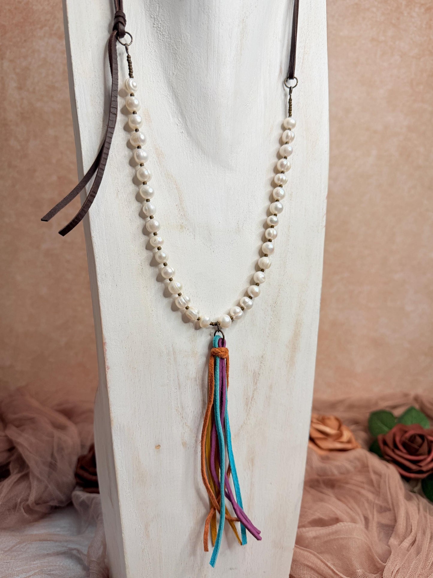 Saddle Pearl Necklace