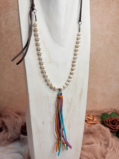 Saddle Pearl Necklace
