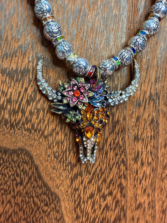 Rhinestone Rodeo Necklace