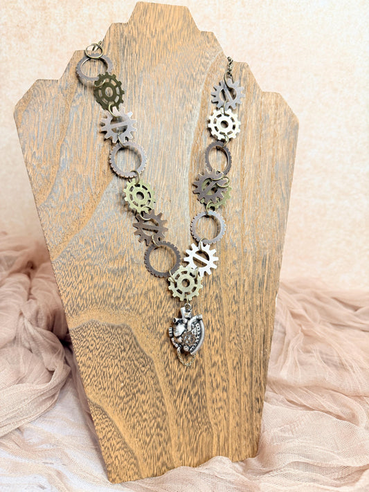 Mechanica Heart Necklace
