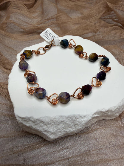 Linked Heart Bracelet