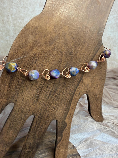 Linked Heart Bracelet