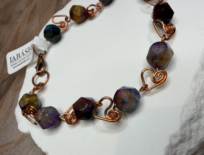Linked Heart Bracelet
