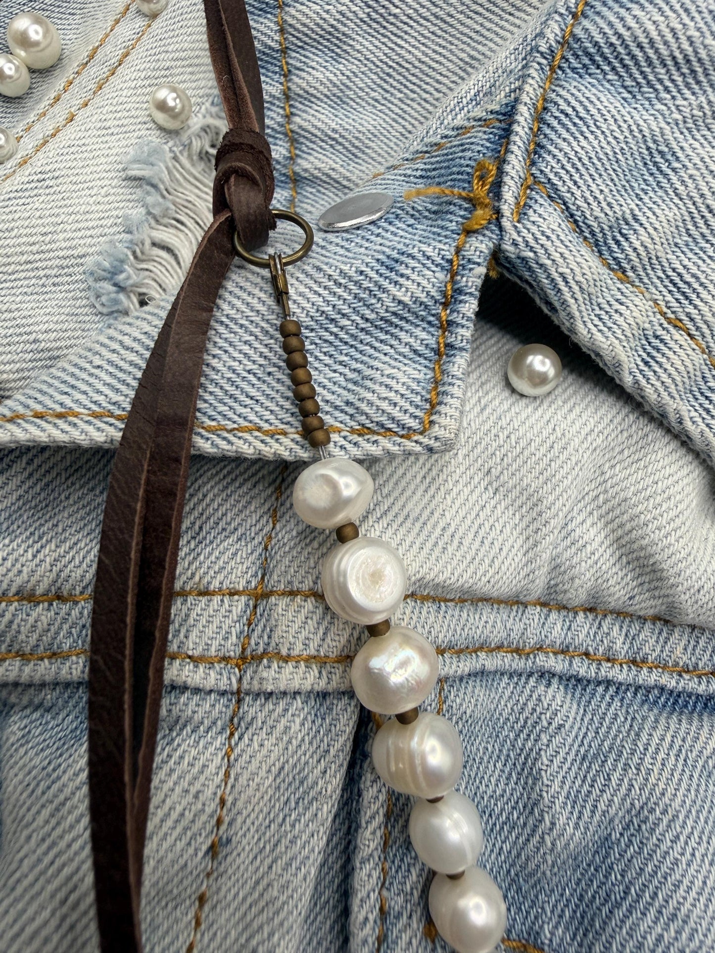 Saddle Pearl Necklace