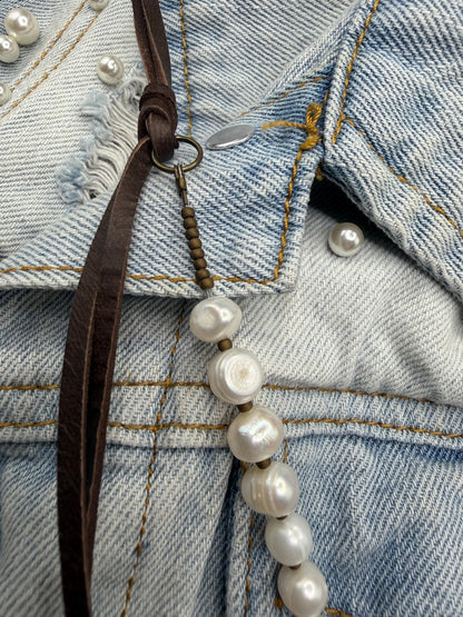 Saddle Pearl Necklace