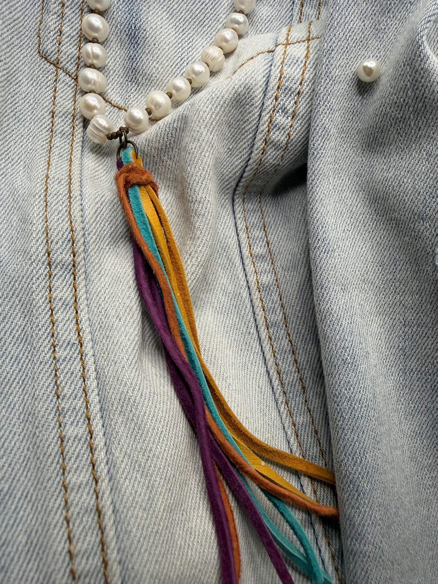 Saddle Pearl Necklace