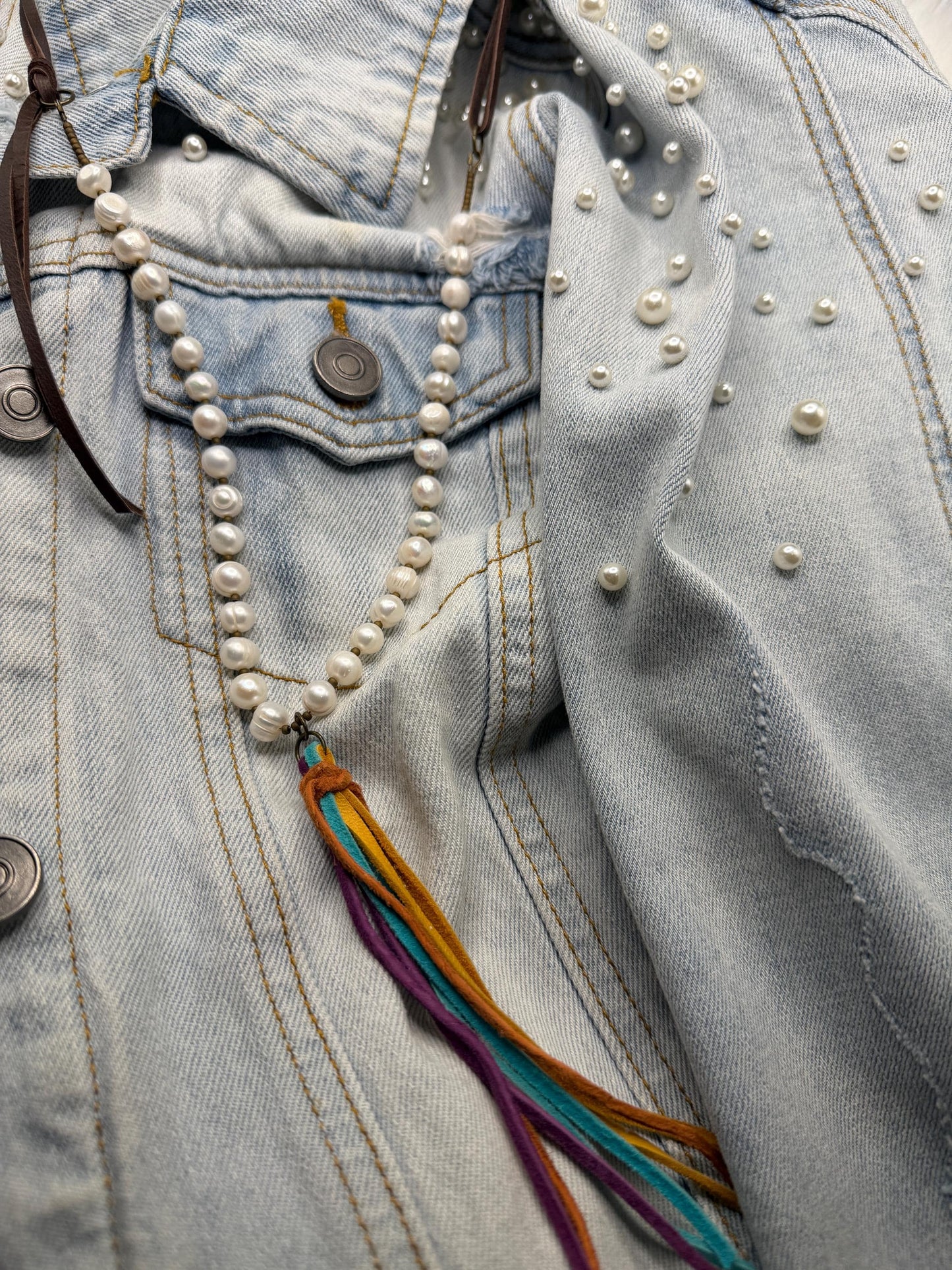 Saddle Pearl Necklace