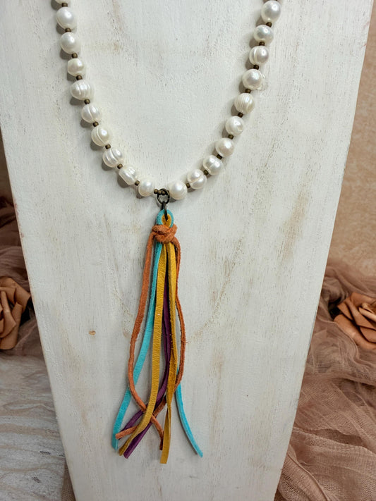 Saddle Pearl Necklace