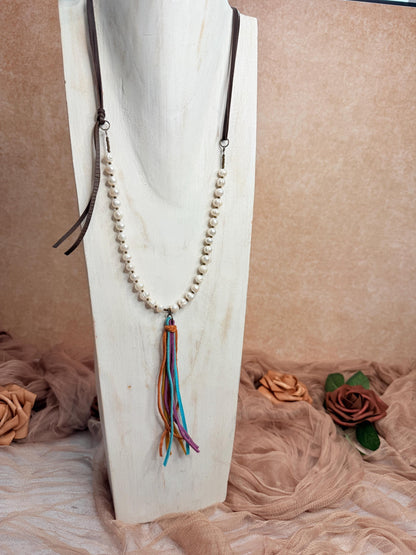 Saddle Pearl Necklace