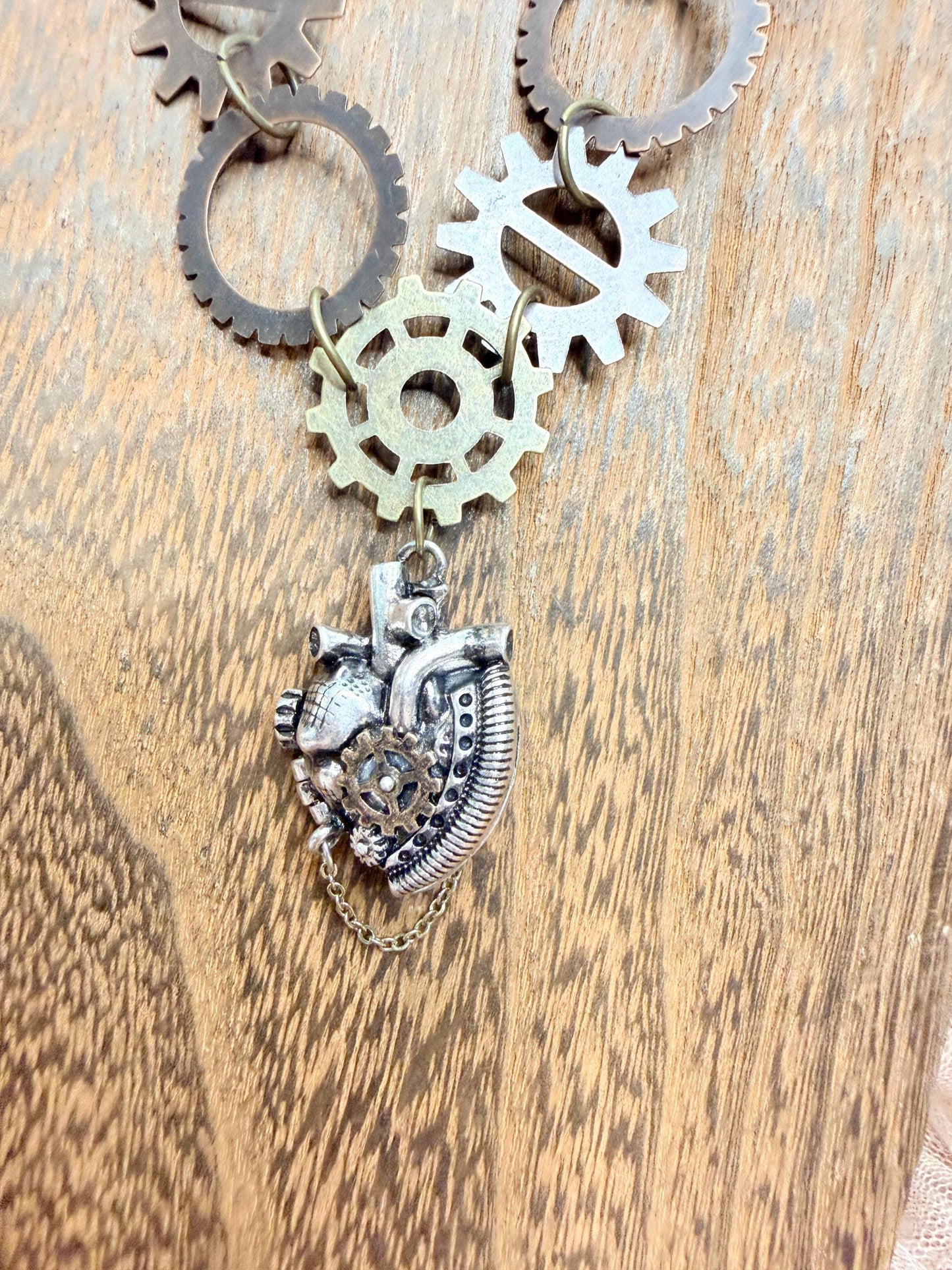Mechanica Heart Necklace