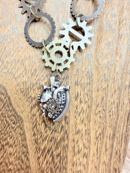 Mechanica Heart Necklace