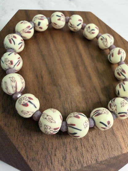 Blushing Meadow Stretch Bracelet