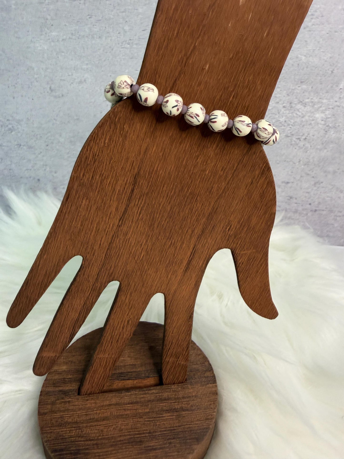 Blushing Meadow Stretch Bracelet