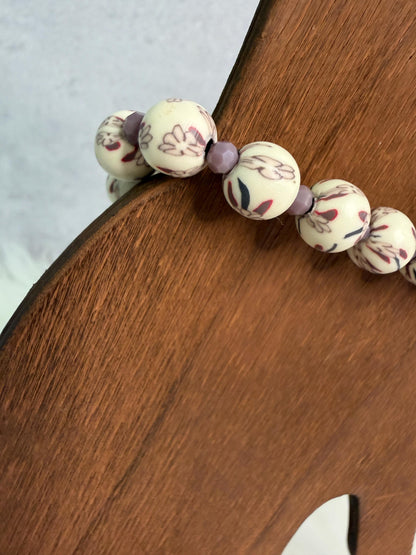 Blushing Meadow Stretch Bracelet